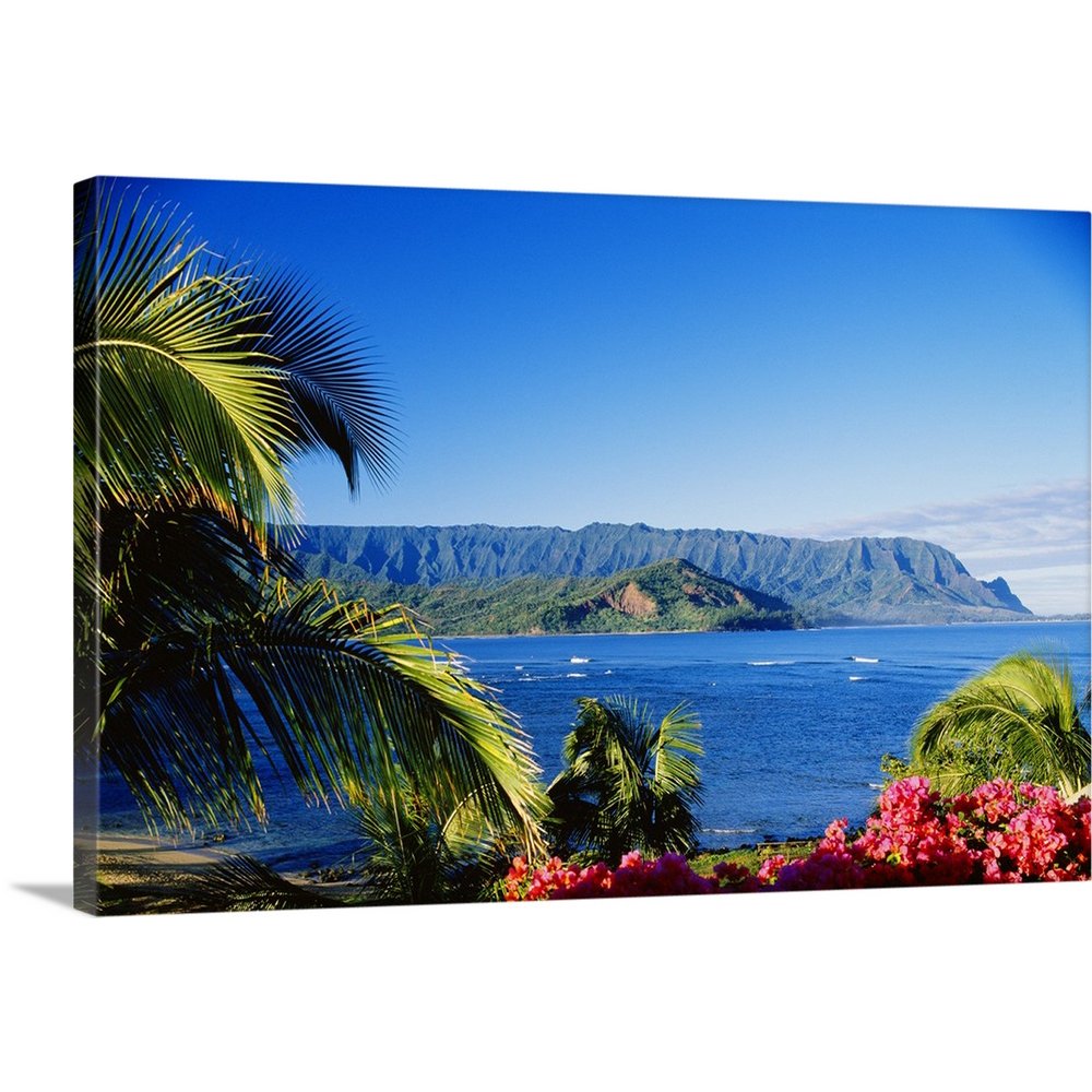 Great BIG Canvas "Hawaii, Kauai, Hanalei Bay, Bali Hai, Ocean And