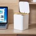 thumbnail image 3 of Contenedor de basura compacto Cateissary ABS blanco, 3 of 6