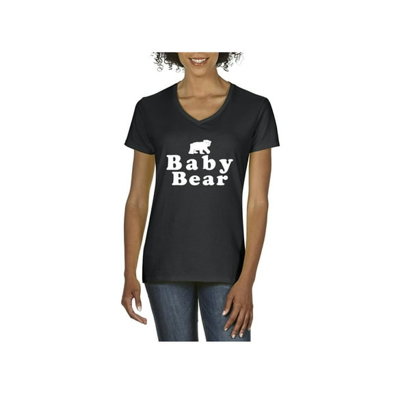NIB - Women's T-Shirt V-Neck Short Sleeve - Baby Bear