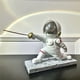 thumbnail image 1 of Estatua De Escultura De Astronauta Astronaut Crafts Creative Chic Astronaut Ornamento para el hogar y la oficina (esgrima), 1 of 6
