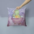 thumbnail image 2 of Carolines Treasures BB7344PW1414 Turtle Bathing Watercolor Fabric Decorative Pillow, 2 of 4