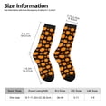 thumbnail image 2 of Bingfone Compression Socks for Women and Men Long Socks for Running Athletic Cycling Nurse- Orange Pumpkin And Autumn Maple, 2 of 6