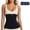 Blue, variant on Tummy Control Shapewear Women Women's High Intensity Workout Waist Trainer Triple Hook Zip Weight Loss Helper Silver XL