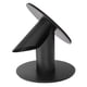 thumbnail image 2 of 2 portavelas de metal con superficies esmeriladas, base redonda estable, candelabros retro simples para decoración de mesa de bar en casa, color negro, 2 of 9