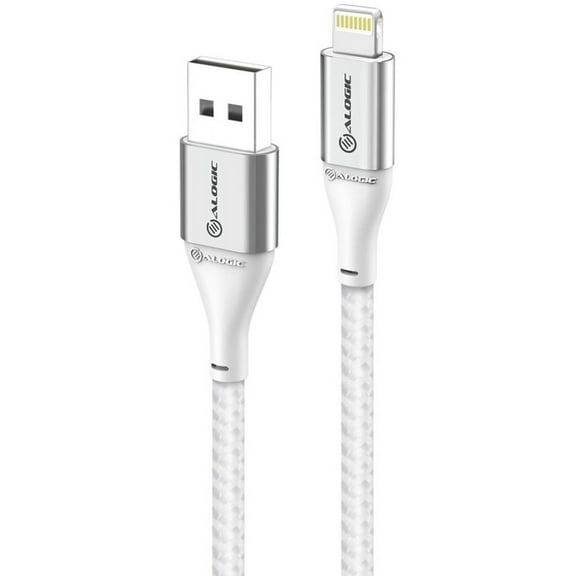Alogic ULA8P1.5-SLV 1.5m Super Ultra Usb-a To Cabl Lightning Cable Silver