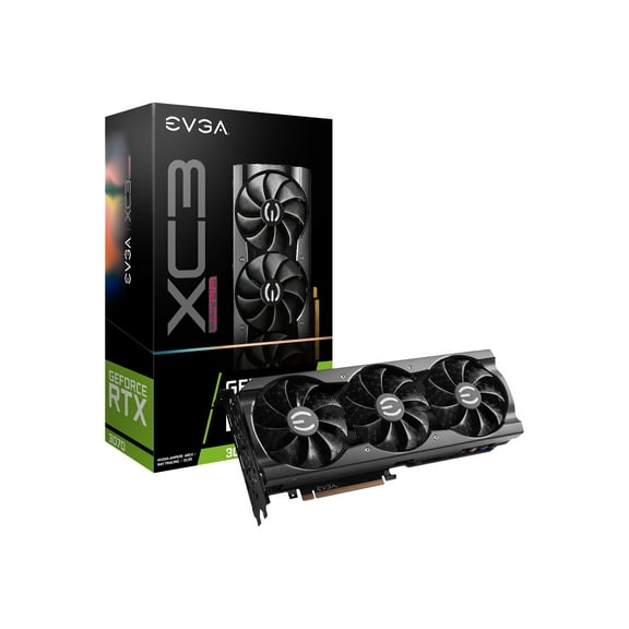 EVGA NVIDIA GeForce RTX 3070 Graphic Card - 8 GB GDDR6 - 1.77 GHz Boost Clock - 256 bit Bus Width - PCI Express 4.0