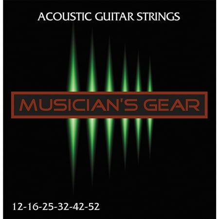 Musician's Gear Acoustic 12 80/20 Bronze Acoustic Guitar (Best Strings For Rickenbacker 12 String)