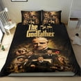 thumbnail image 1 of El Padrino Conjunto de sábanas temático, trío de piezas, cómodo y amigable con la piel, diseño único, regalo de decoración para el hogar para familiares, amigos y fans,135cm *200cm, 1 of 6