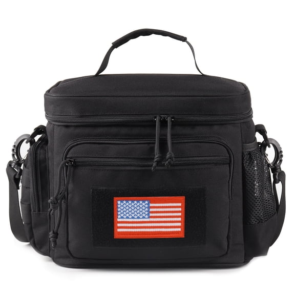 Berryrizz Lunch Box for Men, MOLLE Tactical Lunch Bag Leakproof Insulated Large Capacity