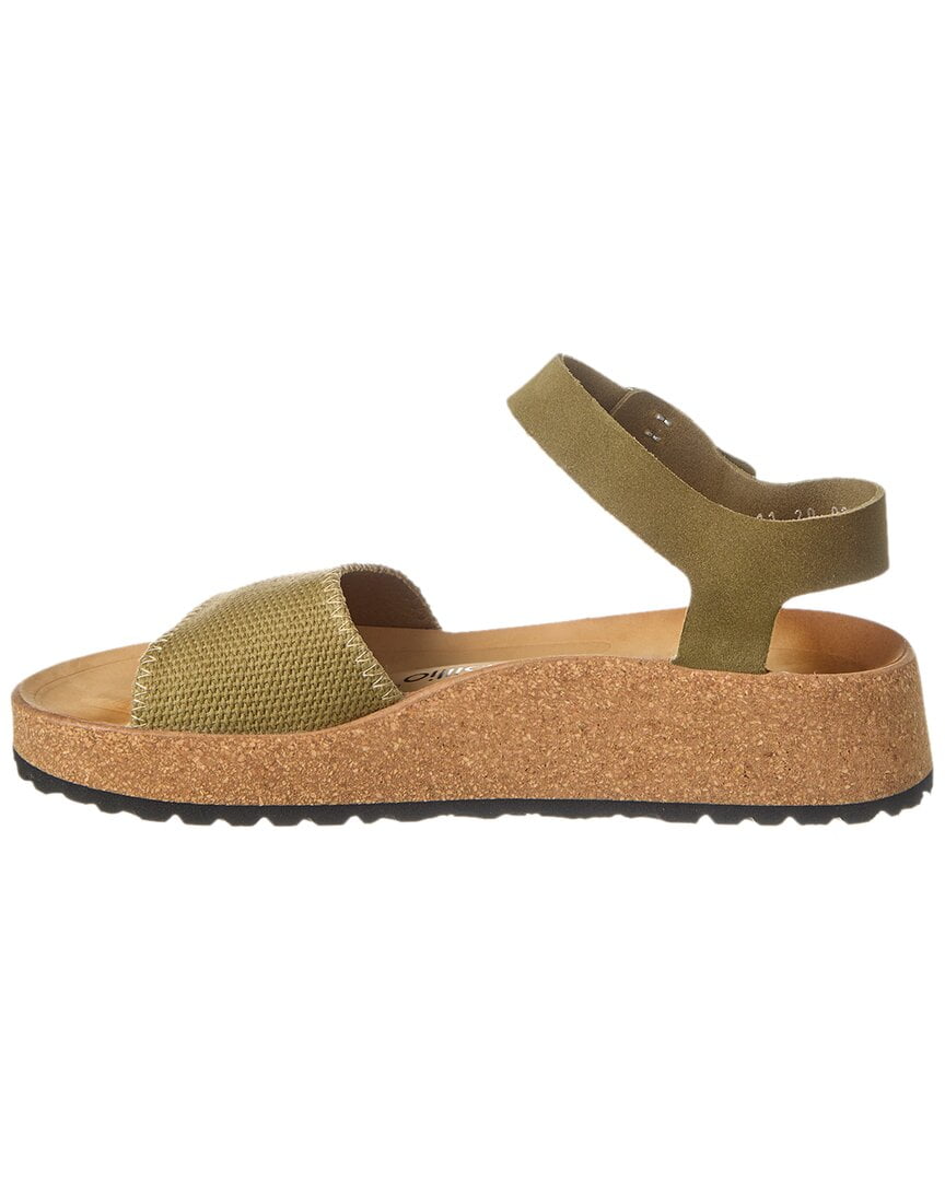 BIRKENSTOCK Papillio グレンダ 38 Papillio by Birkenstock Glenda Suede Sandal, 38, Grey