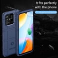 thumbnail image 2 of Case for Xiaomi Redmi 10C, Heavy Duty Shockproof Absorption Impact Resistant Protective Phone Case Bumper Rugged Cover for Xiaomi Redmi 10C HD Blue, 2 of 7