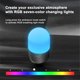 thumbnail image 3 of Camping Lanterns Rechargeable Portable Tumbler LED Tent Lights Small Roly-poly Atmosphere Light Camping Kits, Funny Ambient lighting for Campsite, Power Outages, Hurricane Emergency, 3 of 5