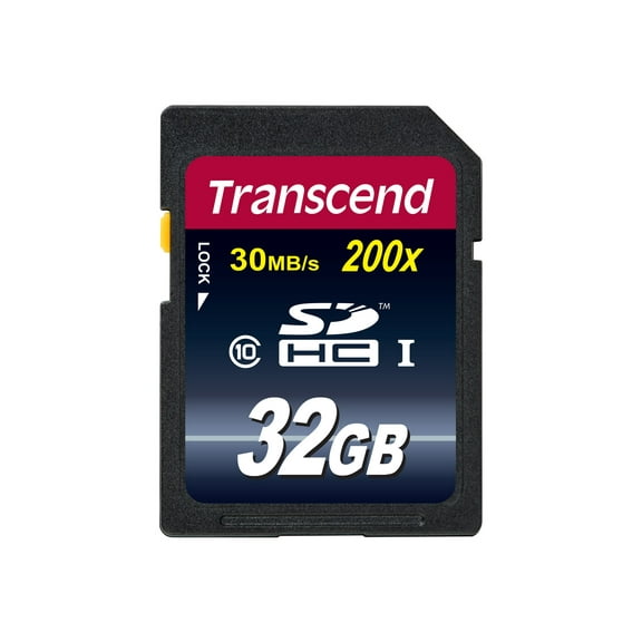 Transcend - Flash memory card - 32 GB - Class 10 - SDHC