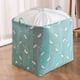 thumbnail image 5 of Bolsa de almacenamiento plegable extragrande para mantas y ropa | Bolsa de tela con cierre de cordón | Cesto para la ropa sucia de 50 x 50 x 40 cm | Organizador para debajo de la cama y el armario, 5 of 7