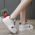thumbnail image 1 of Otoño nuevo estilo moda Retro tendencia punta redonda plataforma Low-top zapatillas informales para mujer Wmkox8yii  shalkjhdk1671, 1 of 1