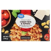 Great Value Artisan Crafted Macaroni and Cheese, Feta and Tomato, 12 oz (Shelf Stable)