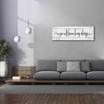 thumbnail image 3 of Epic Graffiti 'You Will Forever Be My Always' by Susie Boyer, Canvas, Wall Art, 60"x20", 3 of 8