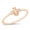 Rose Gold-Tone, variant on Rose Gold-Tone Sterling Silver Clear Cubic Zirconia Bumblebee Ring Size 6