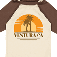 thumbnail image 4 of Inktastic Ventura California Retro Sunset Boys or Girls Long Sleeve Baby Bodysuit, 4 of 5