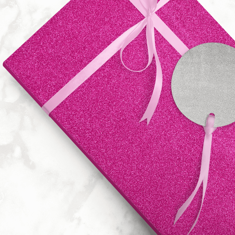 Pink Glitter Wrapping Paper – Jollity & Co
