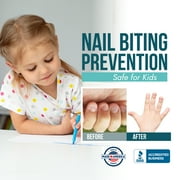 Stop Nail Biting Treatment - Clear, Bitter-Tasting Nail Polish To Stop Nail-Biting - Easy To Apply and Safe For Children - Nail Strengthener Solution - (0.5 fl oz)