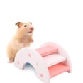 thumbnail image 1 of Hearth & Gear Macaron Color Hamster Cage Adorable Mini Pet Climbing Ladder Toy For Hamsters & Small Animals & Interactive Climbing Accessories For Your Furry ! Rabbit Maze Cardboard Space Pod for, 1 of 4