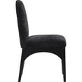 thumbnail image 4 of Pemberly Row Modern / Contemporary Black Fabric Dining Side Chair, 4 of 9