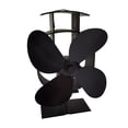 thumbnail image 1 of Ventilador de estufa accionado por calor Motores silenciosos Mini ventilador ecológico para chimenea de leña Noticed HA000243-00B, 1 of 6