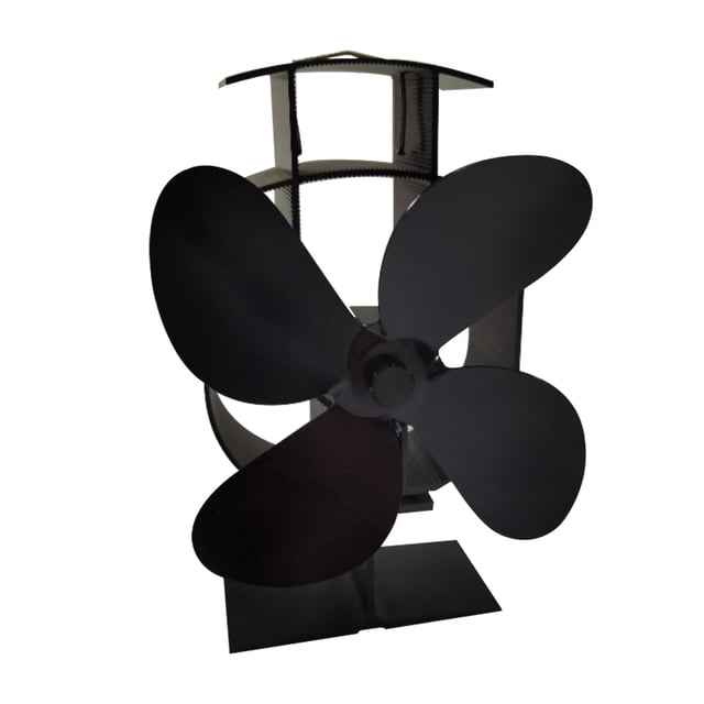 Ventilador de estufa accionado por calor Motores silenciosos Mini ventilador ecológico para chimenea de leña Noticed HA000243-00B