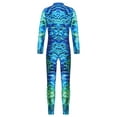 thumbnail image 2 of vastwit Girls Gymnastic Leotard One Piece Full Cover Unitard Athletic Bodysuit Dancewear Blue 145-150/L, 2 of 7