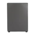 thumbnail image 6 of Manhattan Comfort Anna 19.69" Square Faux Leather Dining Armchair in Pewter, 6 of 11