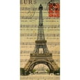 thumbnail image 2 of CafePress - Vintage Paris Eiffel Tower Music Notes - Large Beach Towel, Soft 30"x60" Towel with Unique Design, 2 of 3