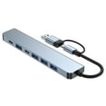 thumbnail image 4 of Multiport USB Hub 3.0 Multi USB Splitter 4 USB C Port 3.0 2.0 Puertos para PC Laptop Computer Hub, 4 of 5