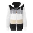 thumbnail image 4 of Gibobby Abrigos de mujer, Abrigos de Invierno para Mujer, Chaquetas largas con Capucha de Forro Polar difuso con Botones de Piel sintética cálida con Bolsillos(Negro,XG), 4 of 5