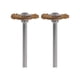 thumbnail image 1 of Juego de cepillos Dremel Brass de 3/4 pulgadas x 1.7 pulgadas de largo, paquete de 2, 1 of 5