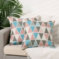 thumbnail image 2 of Unique Bargains Geometric Pillow Covers Linen Decorative Cushion Cases Colorful 20" x 20", 2 of 6