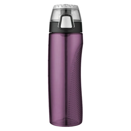 Thermos Purple Eastman Tritan 24 Ounce Hydration Bottle with Rotating Meter on