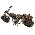 thumbnail image 6 of Vintage Iron Motorcycle Ornament Motorbike Model Hand Made Metal Motorbike Sculpture for Boys, 6 of 15