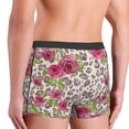 thumbnail image 6 of Cauagu Rose Mix Leopard 4 Print Boxer Briefs for Men,Comfortable Breathable Men's Underwear Moisture Wicking Underpants -XX-Large, 6 of 8