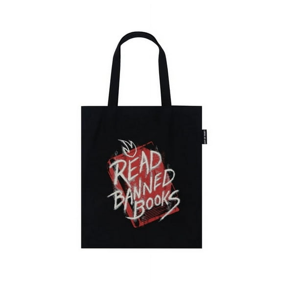 Read Banned Books (Graffiti Art) Tote Bag, (Hardcover)