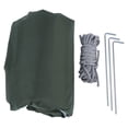 thumbnail image 1 of Eddwiin Toldo - Toldo para Acampar con protección Solar súper Grande, portátil, a Prueba de Viento, con Dosel en Forma de triángulo, para Exteriores(4), 1 of 5