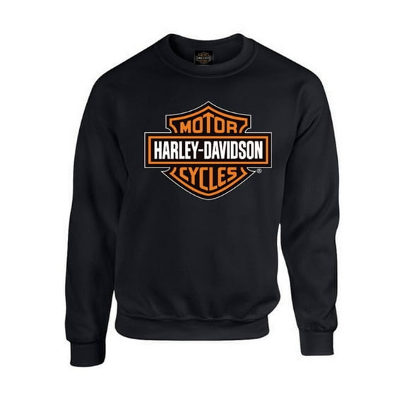 Harley-Davidson Mens Bar & Shield Long Sleeve Crew Neck Fleece Sweatshirt (M), Harley Davidson