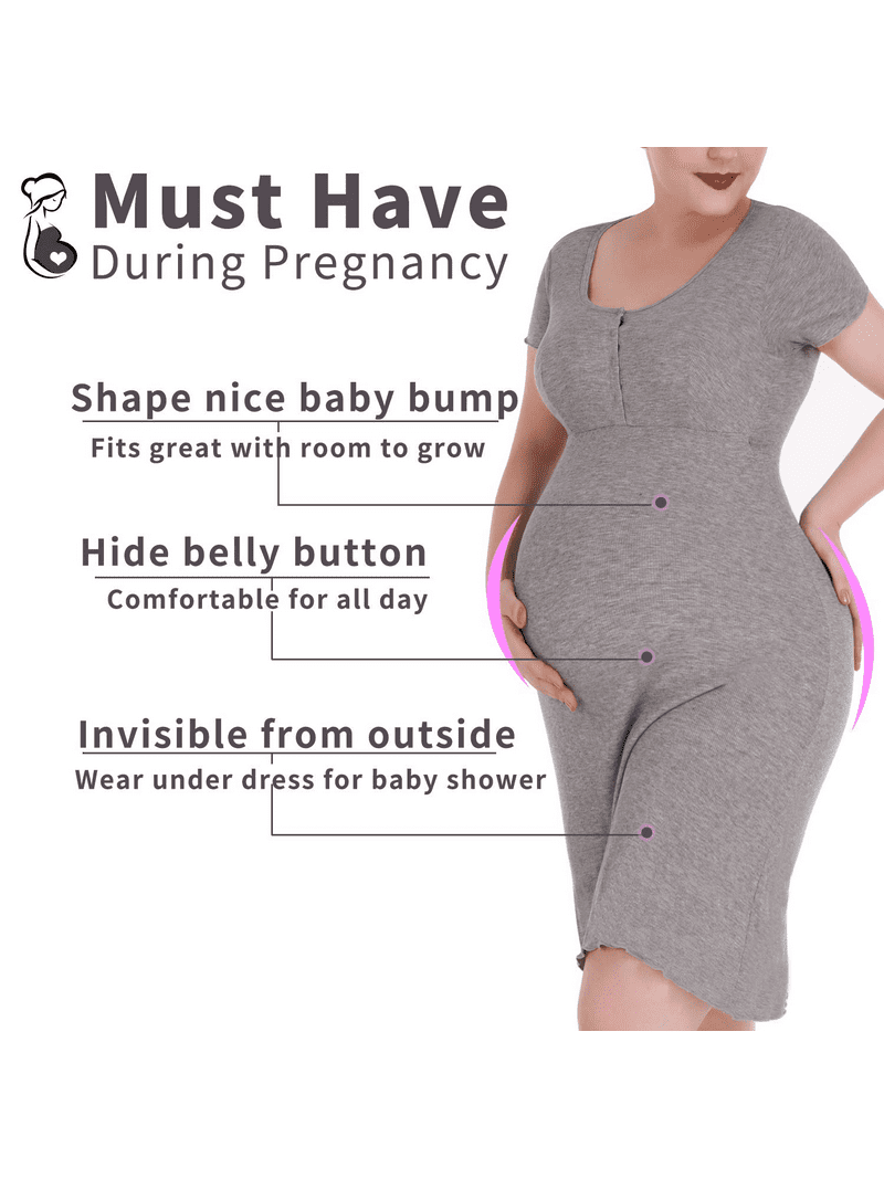 Maternity Shapewear for Dresses Women's Over Bump Pregnancy Shorts Seamless  Underwear Prevent Chaffing - Walmart.com