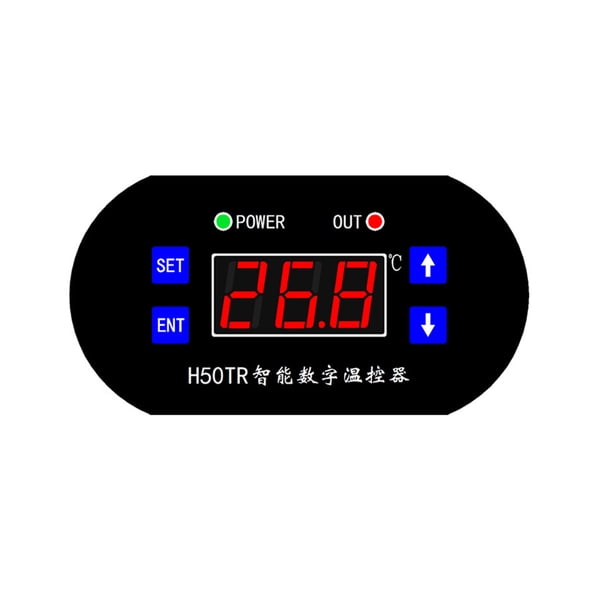 Termostato Gran calidad Cambio directo Handy Instalación Precisión Concisa Display Digital Seguridad Temperatura Controlador de temperatura AC220VED Inevent HA012274-05B