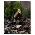 thumbnail image 7 of Cast Brass 12V Mini Outdoor Spotlight (Bronze) with 2W 175 Lumen 2700K Warm White MR8 LED Bulb for Low Voltage Landscape Lighting of House, Yard, Trees, Bushes, Shrubs, Columns or Patio, 7 of 7