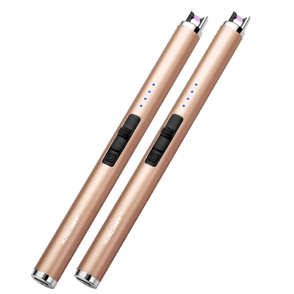 Electric Lighter Rechargeable Lighter for Candle Stove 2 Pack