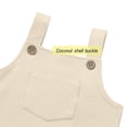 thumbnail image 6 of BOOMNY Toddler Girls Overalls Solid Sleeveless Jumpsuits for Kids Soft Baggy Fall Playsuits, 6 of 6