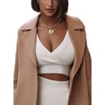thumbnail image 4 of Seyurigaoka Vintage Knit Ribbed Sweaters for Women Fall Winter Simple Style Chic Crop Tops Long Sleeve V Neck Cropped Pullover Tops, 4 of 9