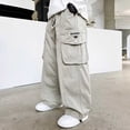 thumbnail image 6 of breaise Boy's Casual Baggy Cargo Pants High Elastic Waist Sweatpants for Teen Boys, 6 of 9