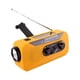 thumbnail image 2 of Radio de emergencia con manivela y batería externa de 2000 mAh, radio AM/FM/WB NOAA con alarma, linterna potente y batería externa para celular., 2 of 8